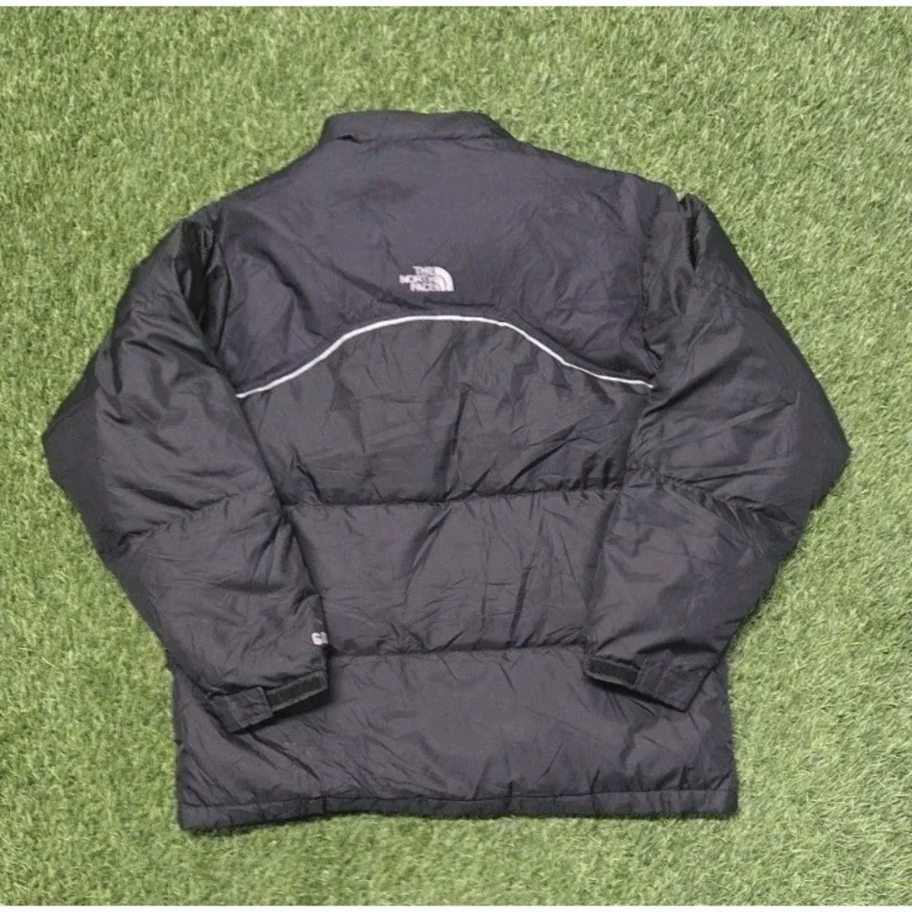 The North Face Jacket Boys Large Black 600 Down Puffer Full Zip Coat Winter